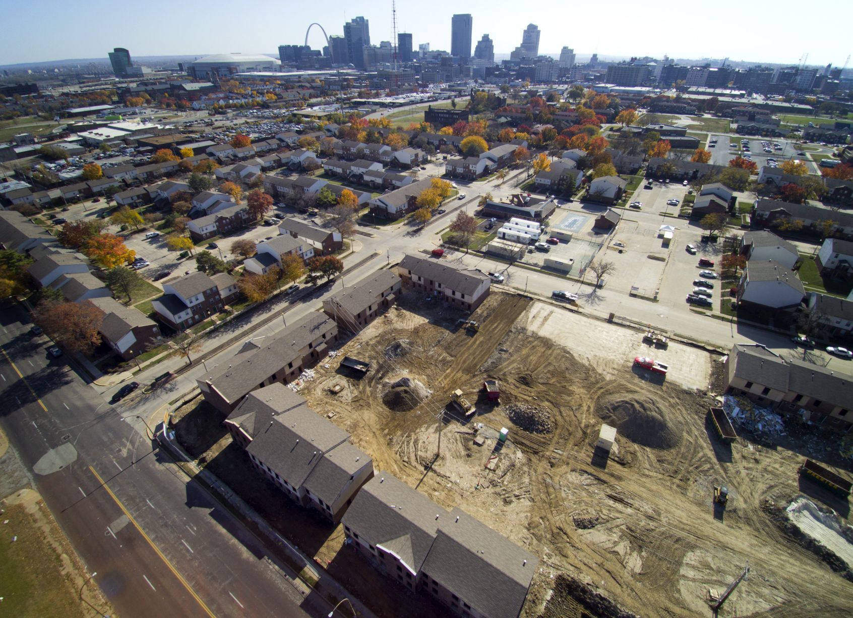 Demolition work at Preservation Square